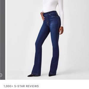 SPANX pull on flare jeans!Worn only a couple times. Size small.